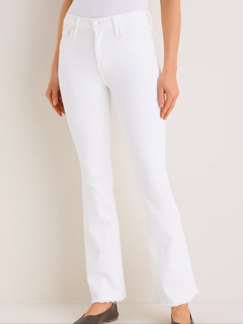 MOTHER The Hustler Ankle Fray Jeans in “Fairest of Them All” | Size 27